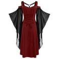 thumbnail image 1 of Heliisoer Plus Women Size Cool Solid Gothic Criss Cross Lace Insert Butterfly, 1 of 5