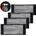 thumbnail image 1 of Car Trunk Storage Net, [4 Pcs 40x25cm] Car Trunk Pocket Organizer Bag Organizers, Car Trunk Storage Net Bag, 1 of 5