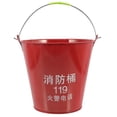 thumbnail image 1 of UPOUART Beach Pails Sand Buckets Red Iron Portable Sand Bucket 1Pack, 1 of 8