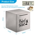 thumbnail image 2 of Fondo de viaje HuaArt de acero inoxidable Piggy Bank para adultos, 2 of 7