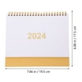 thumbnail image 2 of OUNONA 2024 Monthly Desk Calendar with Standing Holder for Practical Home Office Planning, 2 of 8