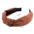 thumbnail image 5 of ZOUYUE 4PCS Knotted Headbands - Non Slip Wide Fashion Head Bands for Women and Girls - Black and White Top Knot Accessories, 5 of 8