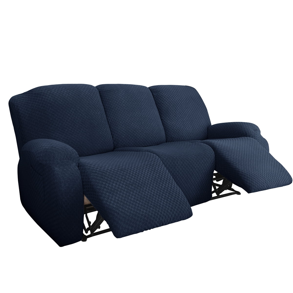 Loveseat/3 Seat Jacquard Stretch Sectional Recliner Sofa Slipcover