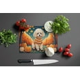 thumbnail image 3 of Carolines Treasures DAC1063LCB 15 x 12 in. Poodle Fall Glass Cutting Board - Large, 3 of 5