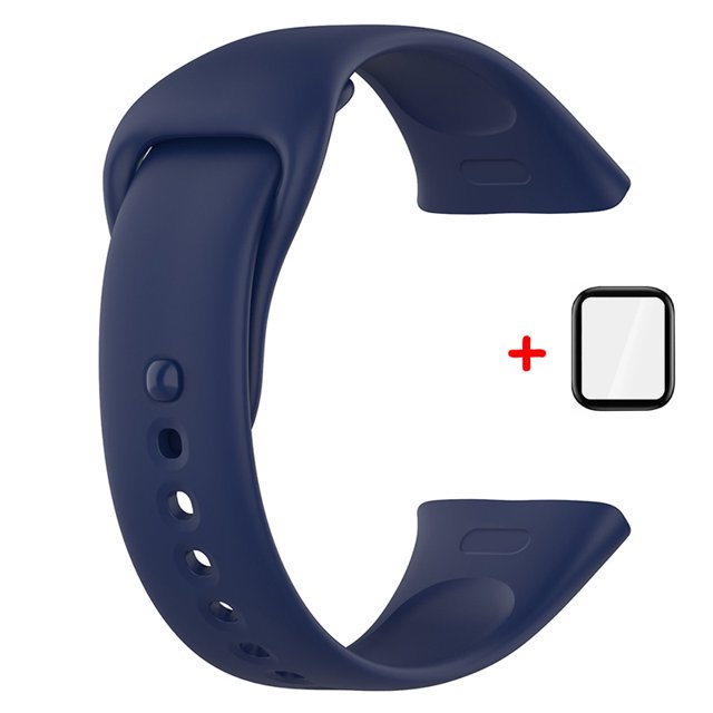 Silicone Strap For Xiaomi Redmi Watch 3 Watch Straps Replacement Watchband For Redmi Watch 3 Active/Lite Wrist Band Accessories