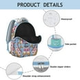 thumbnail image 2 of Exotic Cultural Mandala Backpack for Students Durable and Adjustable Strap School Bag with Traditional Sacred Mandala and Abstract Ornamental Patterns, 2 of 6