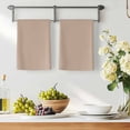 thumbnail image 3 of Beige Solid Color Kitchen Towels Set of 3, Aesthetics Contemporary Luxury Absorbent Dish Towels for Kitchen, Microfiber Hand Towel, Quick Drying Tea Towel for Cleaning Decorative Dishcloths, 3 of 7