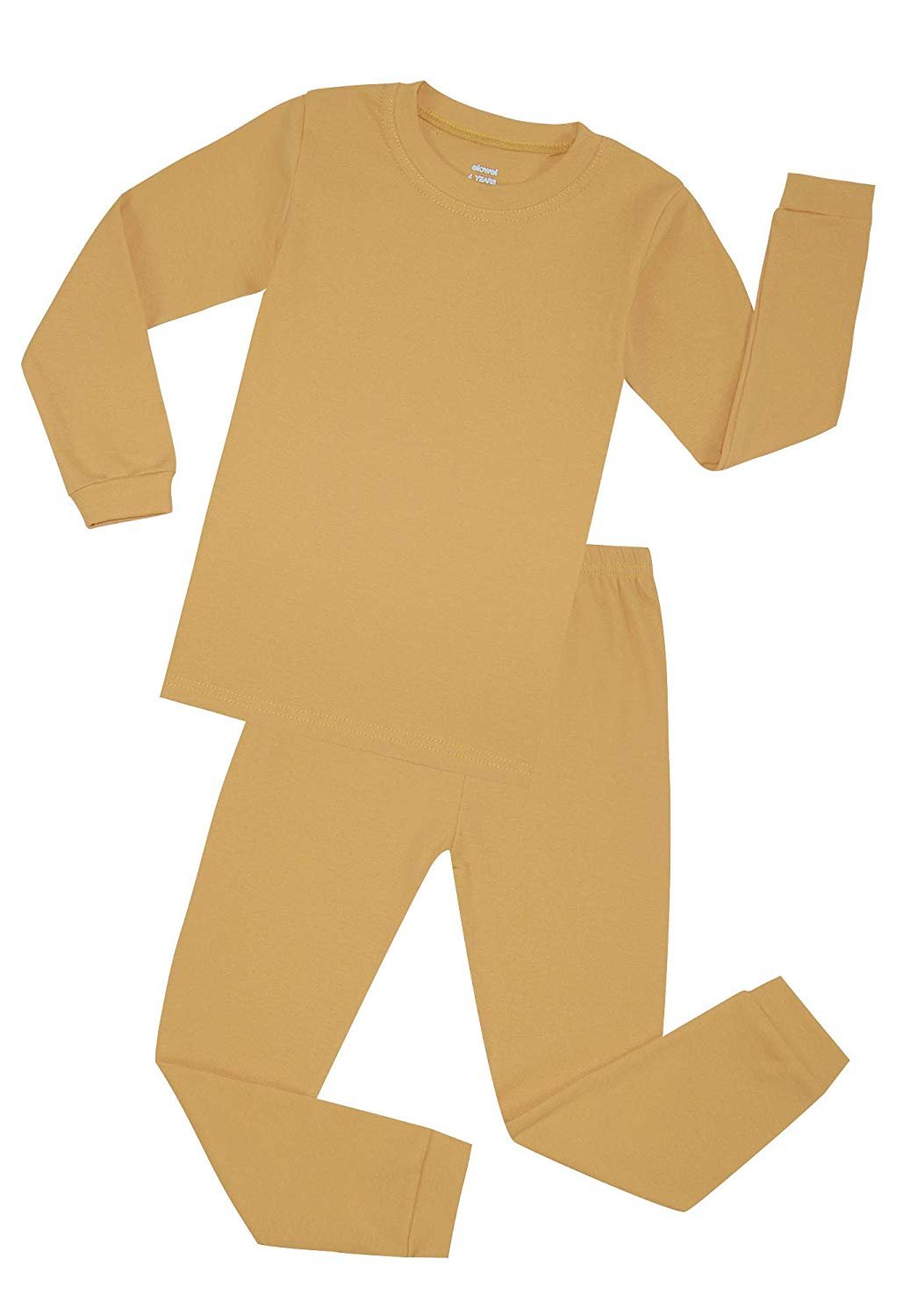 Elowel Boys Dinosaur 2 Piece Pajamas Set 100/% Cotton Size 12M-12 Years