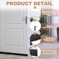 thumbnail image 3 of Uxcell Door Brush Sweeps, H-shape Aluminum Alloy Holder Door Sweep for Bottom of Door Seal Silver 3.94" x 47.24", 3 of 7