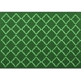 thumbnail image 1 of Ahgly Company Indoor Rectangle Trellis Emerald Green Modern Area Rugs, 7' x 9', 1 of 4