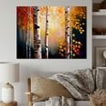 thumbnail image 2 of Designart Autumn Birch Trees Forest II Canvas Wall Art, 2 of 5