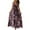 Brown, variant on Bidobibo Womens Summer Maxi Dresses Tropical Print Beach Dresses V-Neck Sleeveless High Waist Lace up Flowy Maxi Dress Sundress