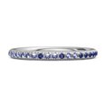 thumbnail image 3 of 0.40Ctw Natural Tanzanite Stackable Women Valentines Day Gifts Ring Gift Her 925 Sterling Silver, 3 of 3