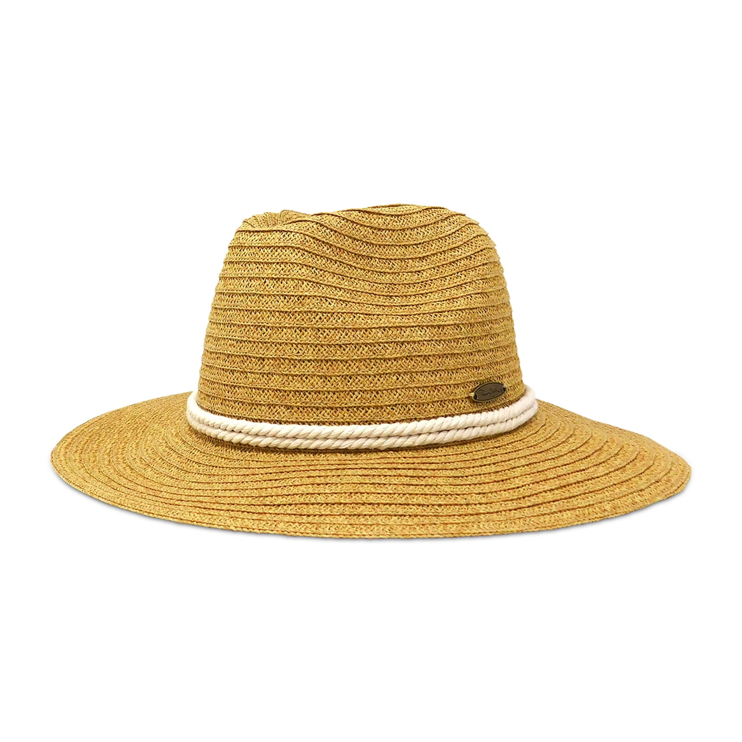 Panama Jack Women's Safari Hat - Lightweight Paper Braid, Rope & Anchor ...