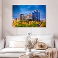 thumbnail image 2 of Elephant Stock Greensboro Park And Skyline Wall Art - Horizontal Canvas Wall Art - Living Room Wall Decor - City Canvas - Green And Yellow Decor - 45" x 30", 2 of 8