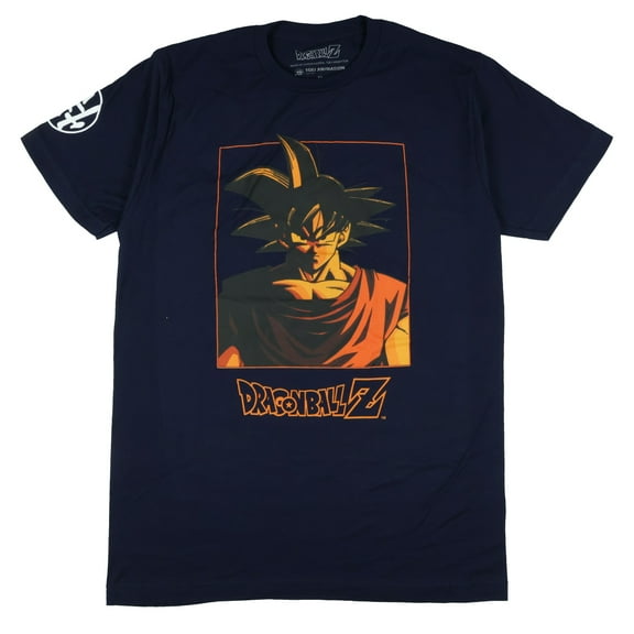 Dragon Ball Z T-Shirt Men's Goku Saiyan Character Design Adult Short Sleeve Tee