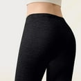 thumbnail image 5 of MOJOGO Women's Warm Leggings Long Solid Base Layers High Waist Johns Stretch Seamless Underwears Black XL, 5 of 5