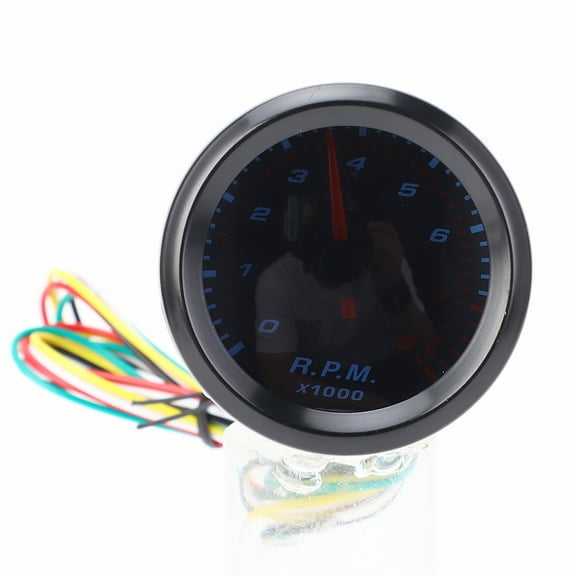 Tachometer Tachometer For Car 8000 RPM Gauge Tachometer 55mm Diameter For 1 To 8 Cylinder Gas Powered Engine