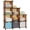 Brown, variant on 9 Cube Storage Organizer, Cubes Shelves for Living Room, Grey