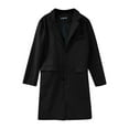 thumbnail image 4 of Vedolay Men's Lightweight Jackets Trendy Open Front Cardigan Dressy Blazer Jacket Jacket Clothes Black,XL, 4 of 5