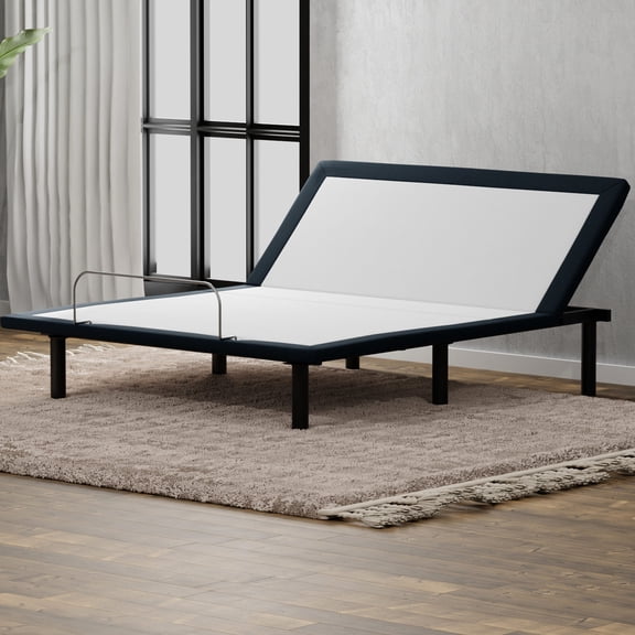 Full - Size Grey Adjustable Base for Head Movement / Comfortable Bedtime to Reduce Joint Stress