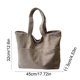 thumbnail image 3 of Bolsas de almacenamiento de pana, bolso de pana de gran capacidad, bolso de mano de color sólido, bolso de hombro elegante e informal para estudiantes y mujeres que viajan diariamente, bolso de mano a, 3 of 6