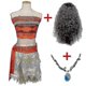 thumbnail image 1 of Disfraz de princesa Vaiana Moana para niños y adultos, vestido, collar, peluca, fiesta de Halloween, vestido de Moana, disfraz, Cosplay, 1 of 1