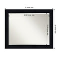 thumbnail image 4 of Amanti Art Shiplap Navy Beveled Wood Wall Mirror 26.25 x 32.25 in., 4 of 5