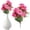 Hot Pink, variant on Artificial Azalea Flower for Outdoor & Indoor, Azalea Garden Plants Bush, Seven-Leaf Faux Azalea Florals, UV-Resistant Garden Plants, Fade-Proof Blooms, Realistic Blossoms, 12.59 ×5.11 in,Yellow