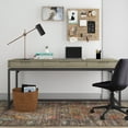 thumbnail image 2 of Simpli Home Banting SOLID HARDWOOD Industrial 72 inch Wide Desk in Distressed Grey, 2 of 10