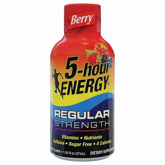 5-hour ENERGY® Shot, Regular Strength, Berry, 4 Count