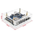 thumbnail image 3 of GUYUTING Development Board Case Acrylic Enclosure with Easy Fan Installation for Orange Pi 5 Plus Cooling, 3 of 8