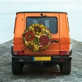 thumbnail image 2 of Daiia Sunflower Tire Covers , Travel Trailer Camper Truck SUV Motorhome Waterproof Wheel Cover, Sun Rain Snow Protector-15 inch, 2 of 9