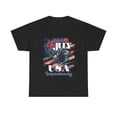 thumbnail image 2 of Eagle With American Flag Shirt, American Eagle Shirt, 4th July ID-0608-BWJB, 2 of 9