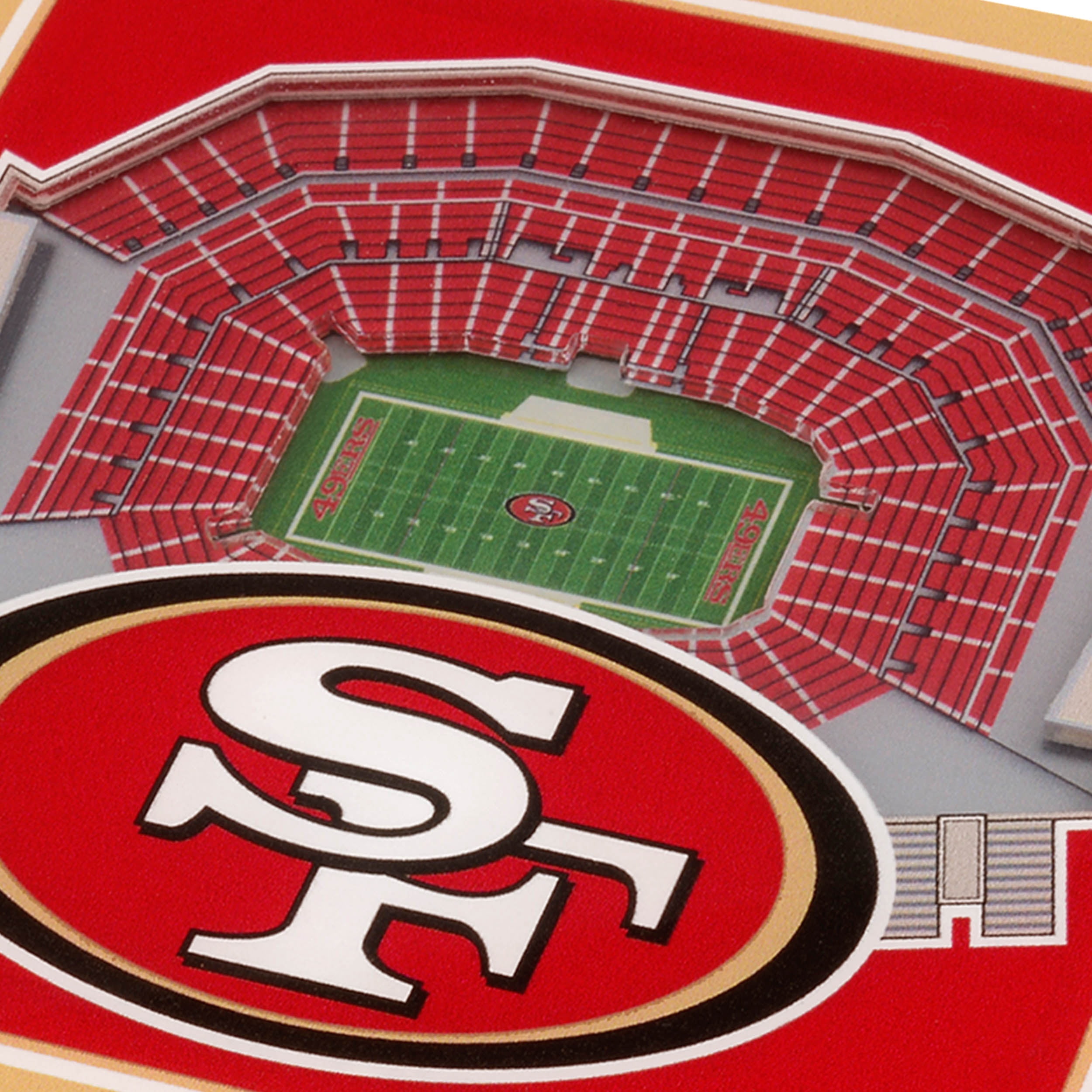 YouTheFan NFL San Francisco 49ers Stadiumview Cribbage