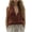Coffee, variant on Staron Linen Tops for Women V Neck Sleeveless Solid Boho Casual Vacation Beach Travel Loose Blouse with Pockets, Blue L