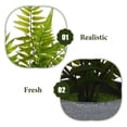 thumbnail image 3 of IFANLANDOR 1Ud Planta Decorativa Artificial De Helecho En Plástico Color Azul Para Y Oficina, 3 of 6