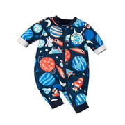 Newborn Baby Boys Girls Zipper Rompers Long Sleeves Casual Jumpsuit Sleepsuit