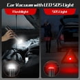 thumbnail image 2 of Aspiradora de Coche Potente de 13000 PA, Inalámbrica, Recargable, de Mano, Miniaspiradora con Luz LED., 2 of 5