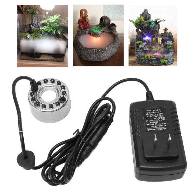 Fogger, Cooling Stainless Steel Safe Beautiful Mini Fog Machine Humidifying Purifying Air For Fountain For Fish