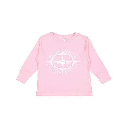 

Inktastic Airplane Future Pilot Gift Toddler Boy or Toddler Girl Long Sleeve T-Shirt
