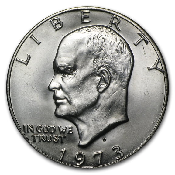 1973-D Clad Eisenhower Dollar BU