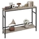 thumbnail image 4 of 39 - pulgada entrada consola mesa con almacenamiento. rustic sofa mesa con adjustable estante para entrada, sala de estar, hallway, o dormitorio - gris, 4 of 7