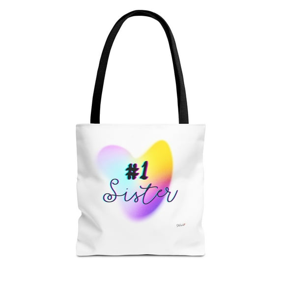 #1 Sister Tote Bag