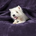 thumbnail image 6 of U by Bedsure Purple Fleece Blankets King Size - Soft Lightweight Plush Cozy Fuzzy, 108X90 inches, 6 of 6