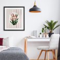 thumbnail image 3 of Stupell Industries French Country Vintage Tulips on Stripes Black Framed Print Under Glass, 17 x 21, by Ink Drop Loft, 3 of 8