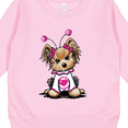thumbnail image 3 of Inktastic Love Bug Yorkie Toddler Sweatshirt, 3 of 4