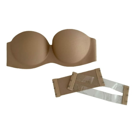 Grandest Birch 3PCS Women s Strapless Push Up Bra Padded Seamless Invisible Comfortable Support No Straps Bras Summer Accessories Skin B