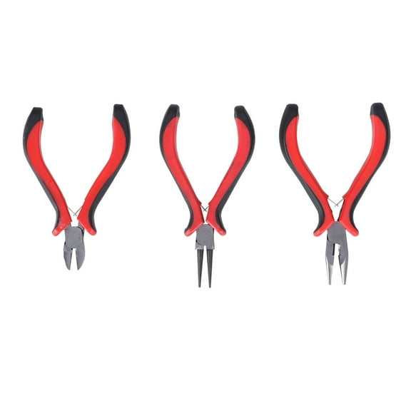 3 Pieces Jewelry Pliers Set DIY Craft Jewelry Tool Kit for Beading Jewelry Making