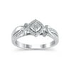 1/6 Carat T.W. (I3 clarity, I-J color) Hold My Hand Diamond Promise Ring in Sterling Silver, Size 8